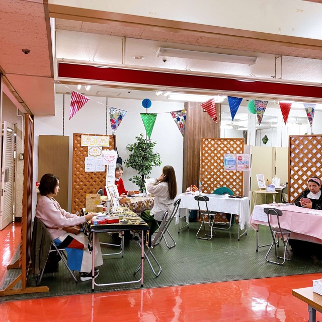 占いブースの様子